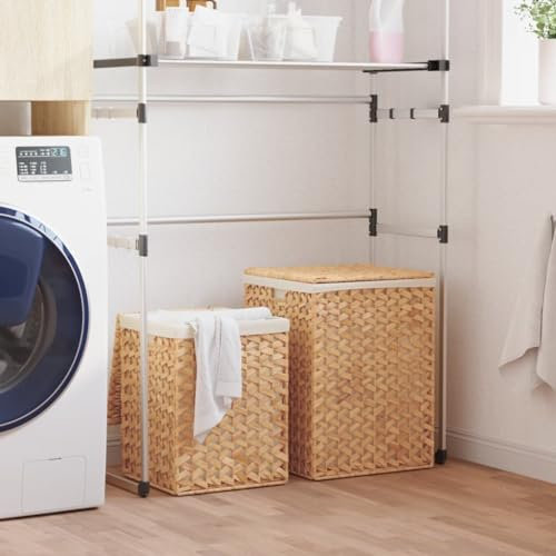 ShGaxin Cestos de Ropa Sucia 2 Piezas Jacinto de Agua, Cubo Ropa Sucia, Cesto Ropa Sucia, Laundry Basket, Cesta Colada - SPU:355183