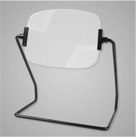 Mikroskop-Zubehör-Kit Stabiler Ständer, Schmuck, hilft beim Identifizieren von Lupen, Leselupe mit Halter und optischem Acryl-Seet 2x Mikroskopische Objektträger