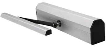 HACSYP Cierrapuertas automático: abridor de Puerta automático eléctrico for Exteriores, abridor de Puerta batiente de Montaje Lateral Tipo Brazo Curvo, fácil instalación