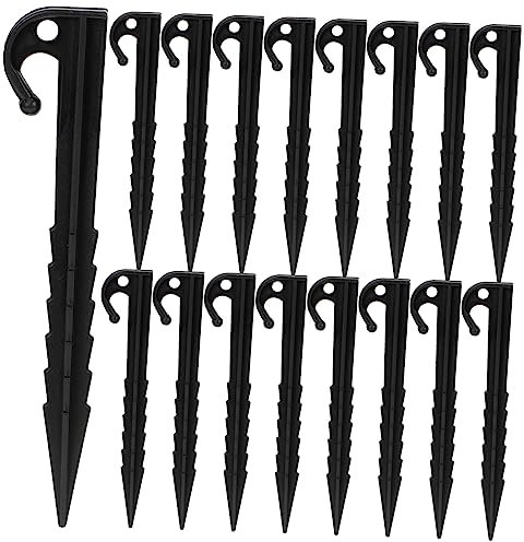 BESPORTBLE 25stücke Spiralförmige Zeltnägel Aus Kunststoff Heavy Duty Campingheringe Zum Verankern Von Zelten Baldachinen Und Planen Zeltheringe Für Outdoor-use