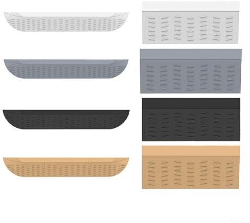 Accessoire de robot balayeur 1 pièce barre de seuil avec tapis d'escalade réglable (blanc-20 cm)