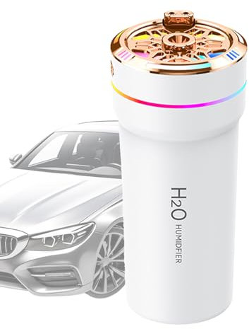 Smart Car Air Freshener - Humidifier Oil Diffuser, Small Scent Humidifier | Portable Intelligent Smart USB Freshener, Motion Sensor Scent Dispenser, Refillable Intelligent Car Fragrance Device For