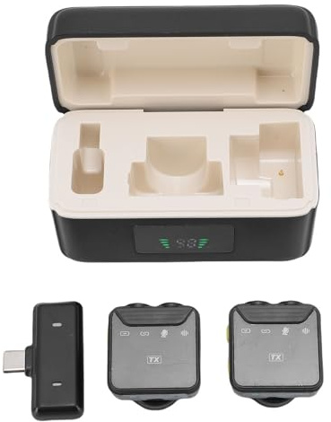 Tbest Wireless Microphone with Long Battery Life, Easy Setup, Enhanced Functionality for Vlogs, Live Streams, Interviews