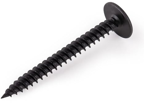MIVOS Schrauben phosphatiert schwarz - 38x4,2 mm - 40 Stück - Universalschrauben - Montageschrauben - Bohrschrauben für Gipskartonplatten - Gipsfaserplattenschrauben
