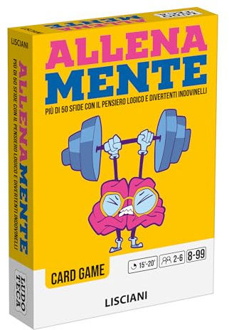 Lisciani Giochi - Ludoteca Card Game Allena Mente, 118069