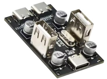 ZwaitL Adattatore Estensione USB 2.0 a 4 Porte Che Supporta la precedente USB 1.1 connessione Stabile dispositivi Input e archiviazione Adattatore USB a Porte Multiple
