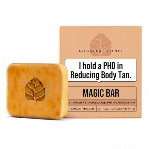 Sandalwood & Saffron Bath Soap Bar with Goat Milk | Handmade Skin Brightening Soap | Paraben & Sulphate Free | For Men & Women, 100 g (Pack of 1)