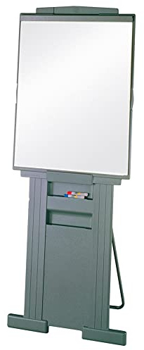 Quartet Easel, Adjusts 39 to 72 inches High, Collapsible, Portable, Whiteboard, Flipchart Holder, DuraMax Presentation, Gray (200E)