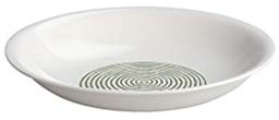 Alessi 22 cm Acquerello Soup Bowl, White/Green