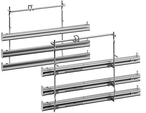 NEFF Z13TF36X0 Backofen- und Herdzubehör, Kochfeld, Teleskop-Vollauszug 3-fach, Dampffähig