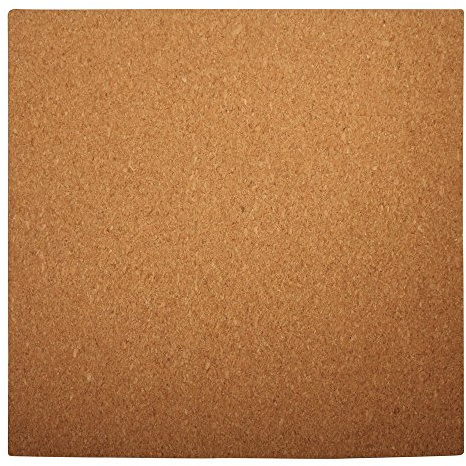 RAYHER Quilling cork plate, square, 30x30x0.5cm, with weasure, Plastic, Multi-Colour