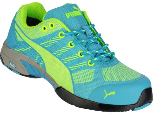 Puma 642900.38 Celerity Knit Blue - Scarpe Antinfortunistiche da Donna Low S1P HRO SRC, Misura 38