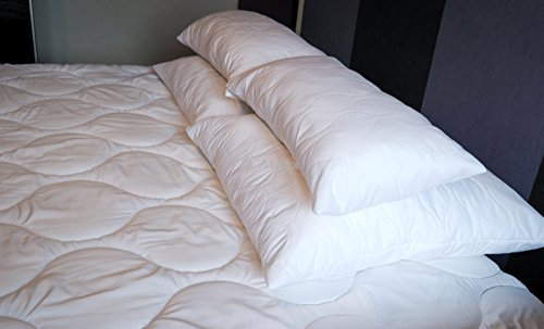 Bettdecke Decke Steppbett Bettwaren Microfaser Soft Dream von Wendre • Auswahl aus 4 Größen und 4 Ausführungen • Weiß (Sommerdecke/Leichtdecke, 200x220cm)