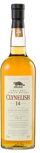Clynelish 14 Jahre, Klassischer Single Malt Scotch Whisky, 46% Vol, 700ml | Clynelish 14 Jahre, Klassischer Single Malt Scotch Whisky, handgefertigt in Schottland, 46% Vol, 700ml Einzelflasche