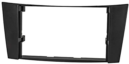 tomzz Audio 2434-026 Panel de Radio Doble DIN Compatible con Mercedes Clase E W211 CLS C219 Negro