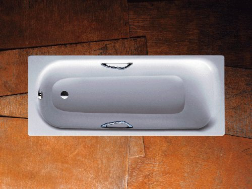 Kaldewei Stahl Badewanne Advantage SANIFORM PLUS STAR 332 Vollantislip 1600x700mm alpinweiss