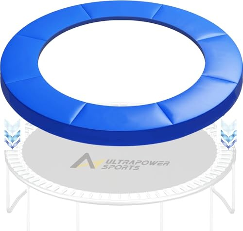 ULTRAPOWER SPORTS Coussin de Protection Trampoline Ø 244 cm, Coussin de Remplacement RÉsistant aux Rayons UV Anti-dÉchirure Protection Bordure Trampoline Couverture Rembourrage Bleu