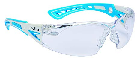 Bollé RUSHPSPSI Rush Plus - Gafas de sol, color blanco y azul