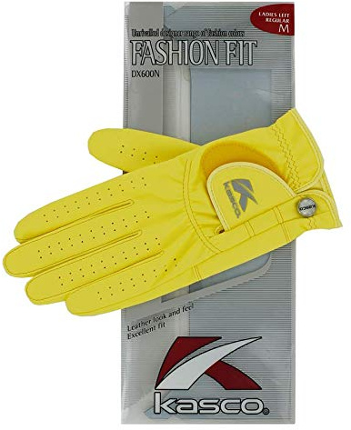 Kasco - Guanto da Golf per destrorsi, Donna, KFFRYM, Yellow, M