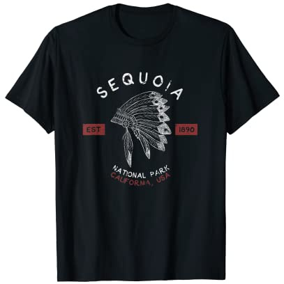 Sequoia National Park California Regali Souvenir CA Maglietta