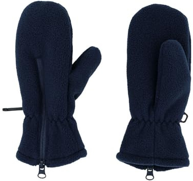 maximo MINI-Fausthandschuhe, Daumen Fleece, Reißverschluss, Ökotex