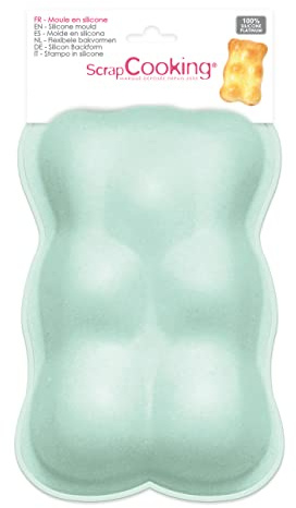 Moule silicone grand ourson ScrapCooking®, Vert D'eau