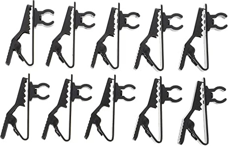 Abaodam 10pcs Lavalier Microphone Clips Mic Holders for for School Office Theater