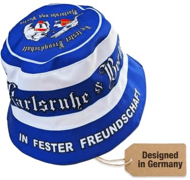 Karlsruhe-Berlin Freundschafts-Sonnenhut, Fischerhut, Anglerhut, Fanhut
