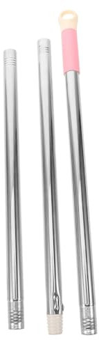 GLSTOY Metall-mopp-stick Ersatz 3-abschnitt Stange Robuste Mopp Pole Für Badezimmer Reinigung Zufällige Farbe