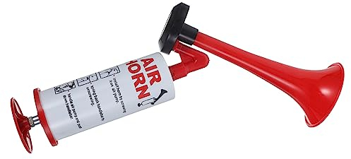 VANZACK Handdruck Drucklufthorn Air Horn Fußball Fansignal Tröte Rot Jubelhorn Für Sportveranstaltungen Party