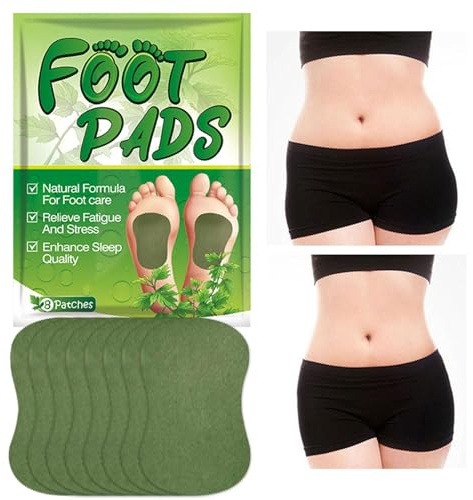 Missmisq Patch pour les pieds nettoyant en profondeur,Feuilles adhésives naturelles de désintoxication du corps à base de - Wormwood Body Cleansing Foot Care Patch, Natural Foot Pad for Foot and