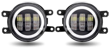 Antibrouillard Avant Voiture Pour Toyota Pour RAV4 Pour Yaris Pour Venza Pour 4Runner Pour Highlander 2006-2017 Feux Brouillard À LED 3,5 Pouces DRL Halo Ring 12 V Feu Brouillard Phares Antibrouillard