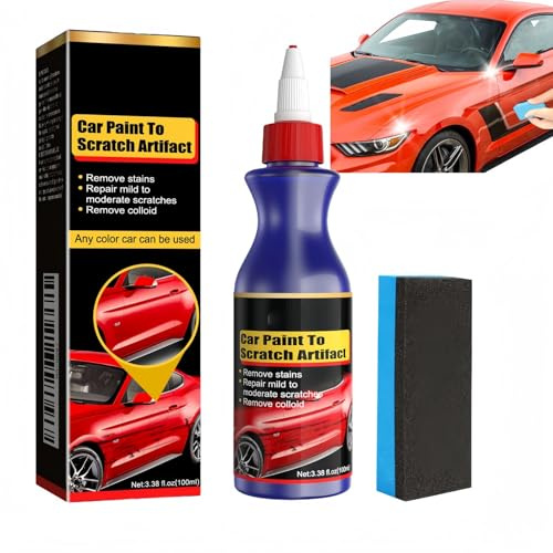 Car Scratch Remover Kit,Deep Scratch Remover for Cars,Car Paint Scratch Repair Wax & Polish for Black Cars,Scratch Repair Kit for Vehicles,Car Paint Scratch Repair,C/ar Pai/nt Scr/atch Re/mover
