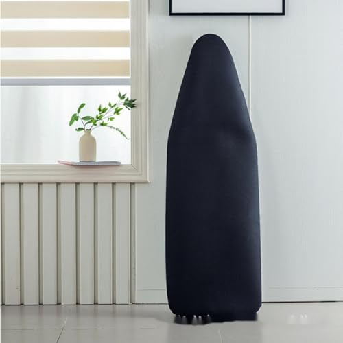 Bügelbrettbezug Schwarzer Minimalismus Bügelbrettbezug 110x30 Elastisch Bezug Bügelbrett Für Schnelles Bügeln Bügeltischbezug Mit Polsterung Ironing Board Cover Hitzeresistent Bügelbrettbezüge