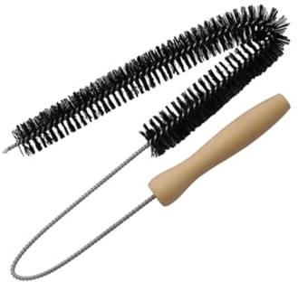 Homoyoyo Long Flexible Dryer Vent Cleaning Brush with Handle Shaft and Sturdy Bristles for Refrigerator Coil and Washing Machine Cleaner Lint Removal Tool for Improved Appliance Efficiency