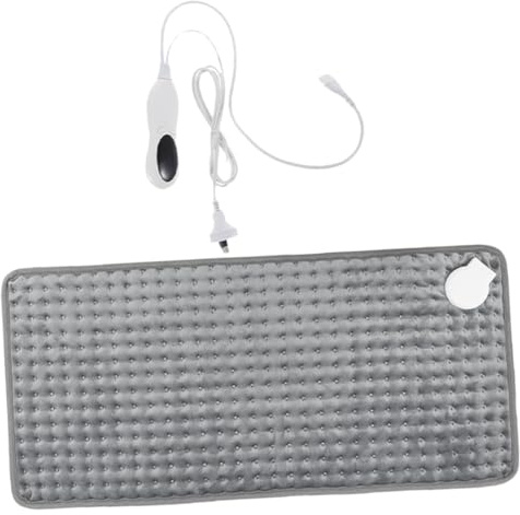 LALADEFIEE Cojín Térmico Eléctrico Multifuncional Almohadilla Calefactora Ajustable para Cuidado de Espalda Aislante 84 X 43 Cm Uso Doméstico Enchufe Ue