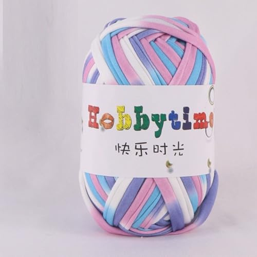 10pc Stoffgewinde Hakenbodenmatte Strickfäden Handgefertigt Dicke Wollfäden Aufbewahrungskorb Häkeldecke Decke Stoff Tape Stoff Seil DIY,18