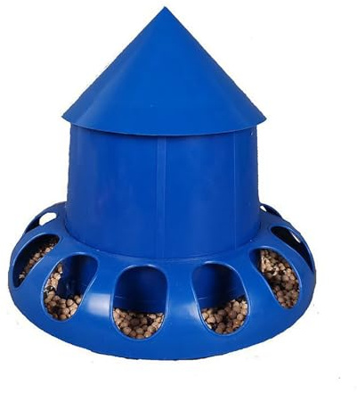 Comedero for pájaros con múltiples Puertos de alimentación - Comedero for Palomas de Gran Capacidad, for Palomas, Loros y Aves Silvestres(7.5kg)