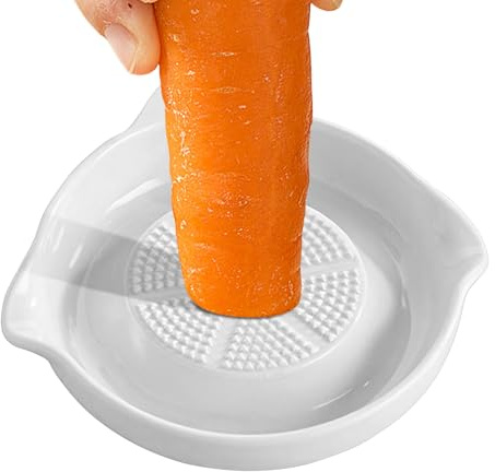 Placa Cerámica para Rallar Ajo | Utensilio Rallador y Triturador,Herramienta Para Rallar Jengibre - Para Cocina Preparación Comida Restaurante Queso Cúrcuma Jengibre
