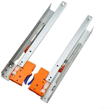Sottopiano nascosto per cassetti, estensione completa, montaggio inferiore per mobili personalizzati progetti fai da te, bianco, 53 cm (20)