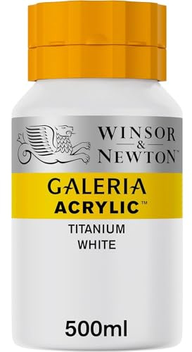 Winsor & Newton, Galeria Acrylic, Titanium White, 500ml