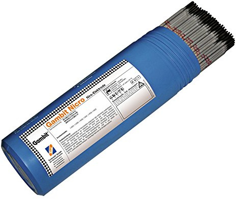 TECHNOLIT Stabelektrode Edelstahl 2,5 mm | Gambit Nicro 1 kg | Schweißelektrode E 308 L-17 | DIN EN ISO 3581-A | Rutil-basisch | Rostfreier Stahl | Werkstoff 1.4316