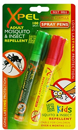 XPEL Adult & Kids Tropical Formula Mosquito & Insect Repellent Pens