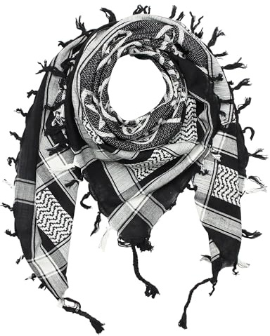 Superfreak Palituch - Palituch mit Pentagramm-Muster - 10+ Farben - Pali Palästinenser Arafat Tuch - 100% Baumwolle