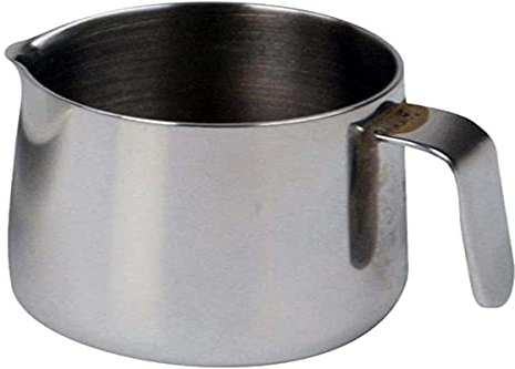 Ilsa Set 2 Mini LECHERAS 30 ML, Acero Inoxidable, Plateado