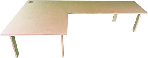Getzoo Rennbahn (96x47x21cm) XXL I Vielseitig Nutzbar I Natürlich und Unbehandelt I Großzügige Dimensionen I Flexibilität durch Anpassungsfähigkeit (Links)