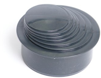 Reduzierstück Adapter Fallrohrfilter Regenrohrfilter 63-110mm KG/HT Rohr (Graphite)