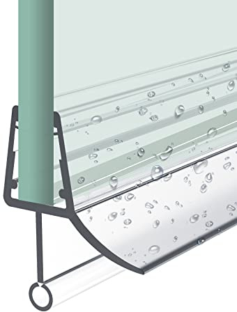 Heilmetz Duschdichtung,60cm Ersatzdichtung Duschtür für Duschtür Glasstärken von 4-6mm, Wasserabweiser Duschtür Dichtung oder Duschkabinen-Dichtung für Duschkabine & Glastüren