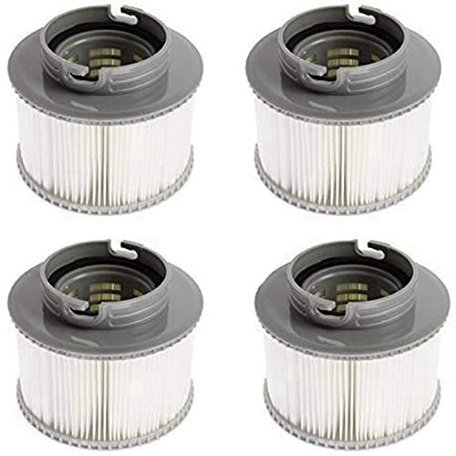 Mscomft Ersatz-Filterkartuschen für MSPA Bubble Spa Whirlpoals (verbesserte Version 2020 für MSPA alle Modelle) (4 PCS)