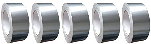 50 Meter Aluminium Klebeband 50mm breit (5 Rollen)